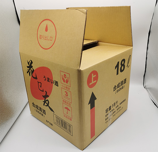 五层台湾黄纸日式料酒包装纸箱